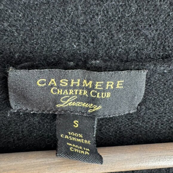 Charter Club Cashmere 36" Long Open Front Cardigan - Size M - Picture 7 of 12